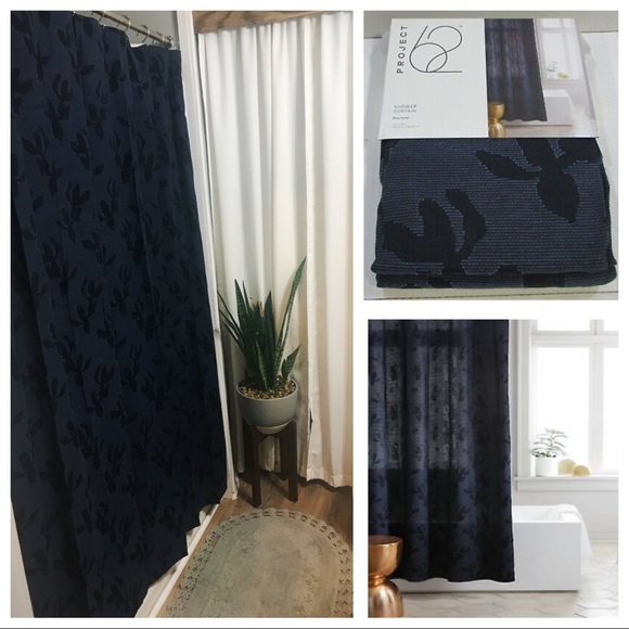 Project 62 Other - NWOT Project 62 Navy Floral Shower Curtain